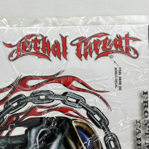 Front Motorcycle Fairing Kit Red Skull Fairing Kit  Large Decal Kit NWT - Picture 4 of 4